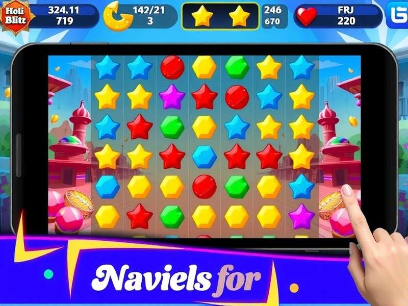 Holi Blitz Bonanza Game Screenshot